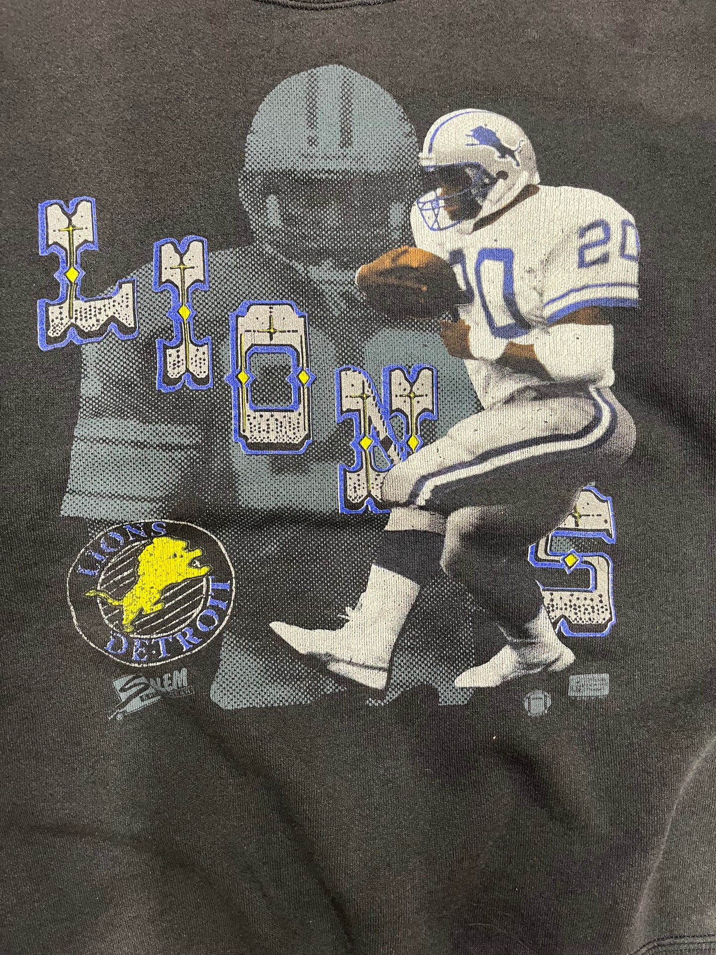 Vintage Detroit Lions Barry Sanders Sweatshirt Size Large