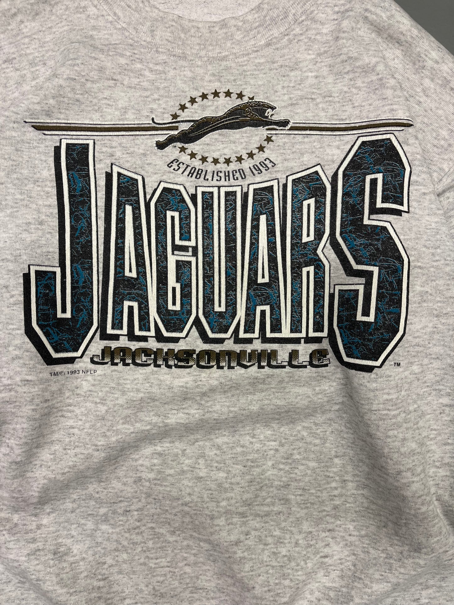 Vintage "Banned Logo" Jacksonville Jaguars Sweatshirt Size Medium