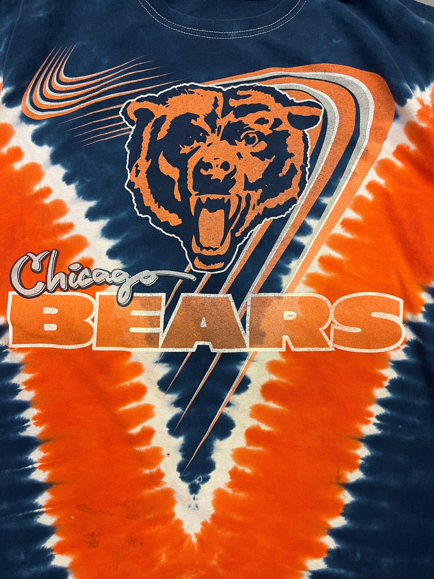 Vintage Chicago Bears Tye-Die T-Shirt Size XL