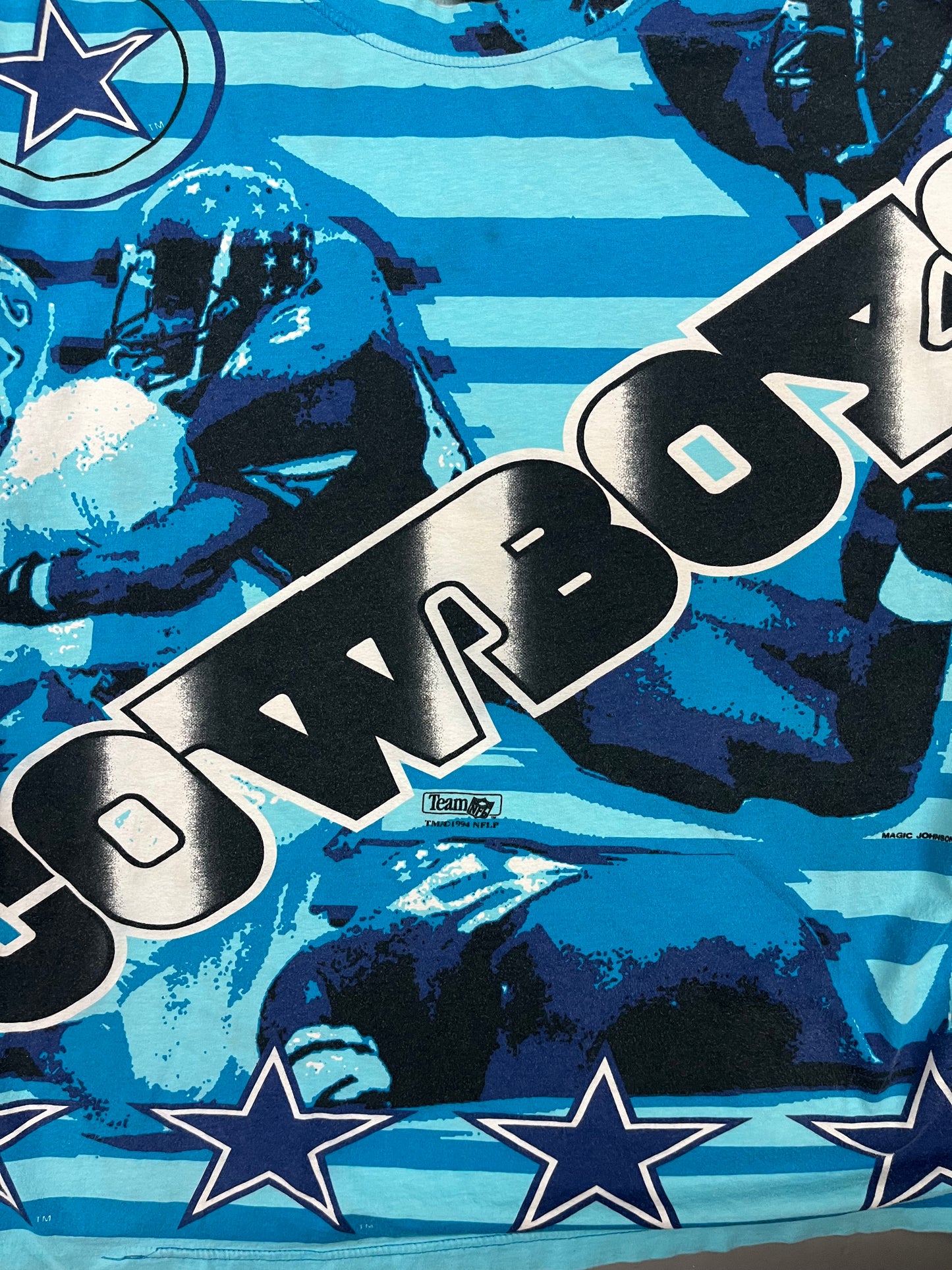 Vintage Dallas Cowboys AOP T-Shirt Size XL