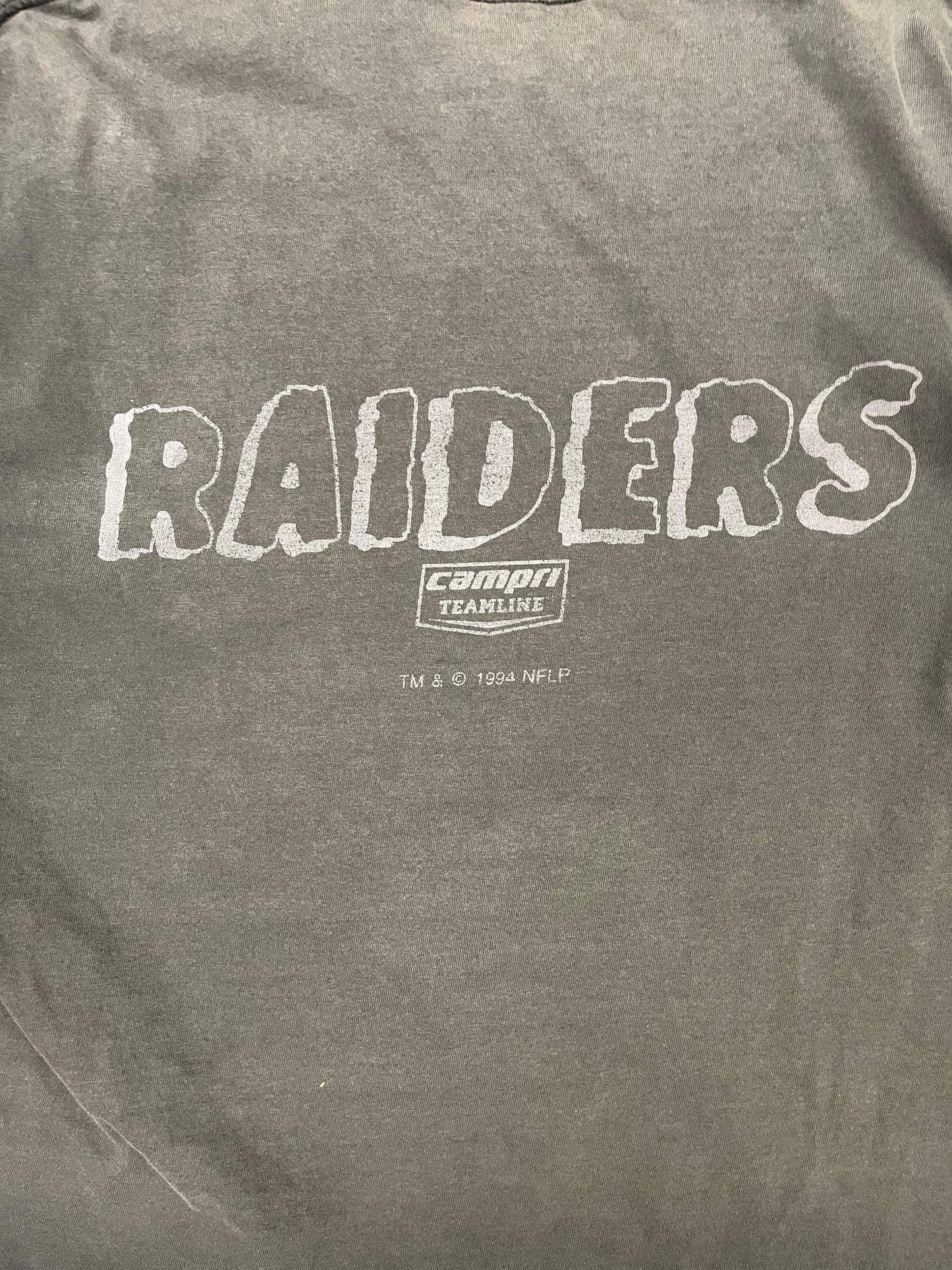 Vintage Fred Flintstone Oakland Raiders T-Shirt Size Small