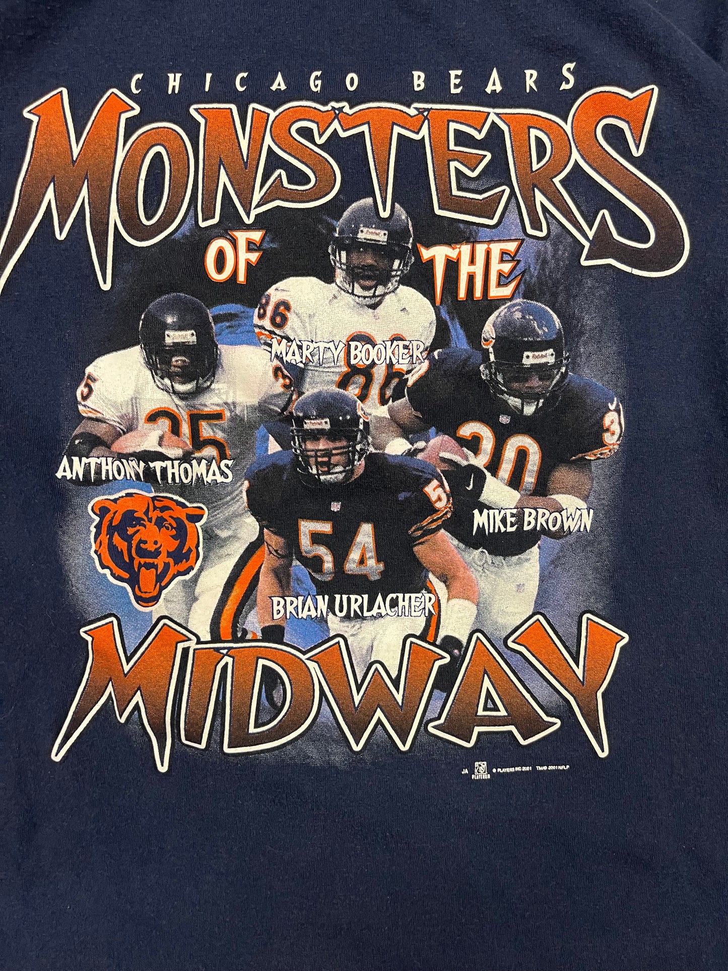 Vintage Chicago Bears "Monsters Midway" T-Shirt Size Medium