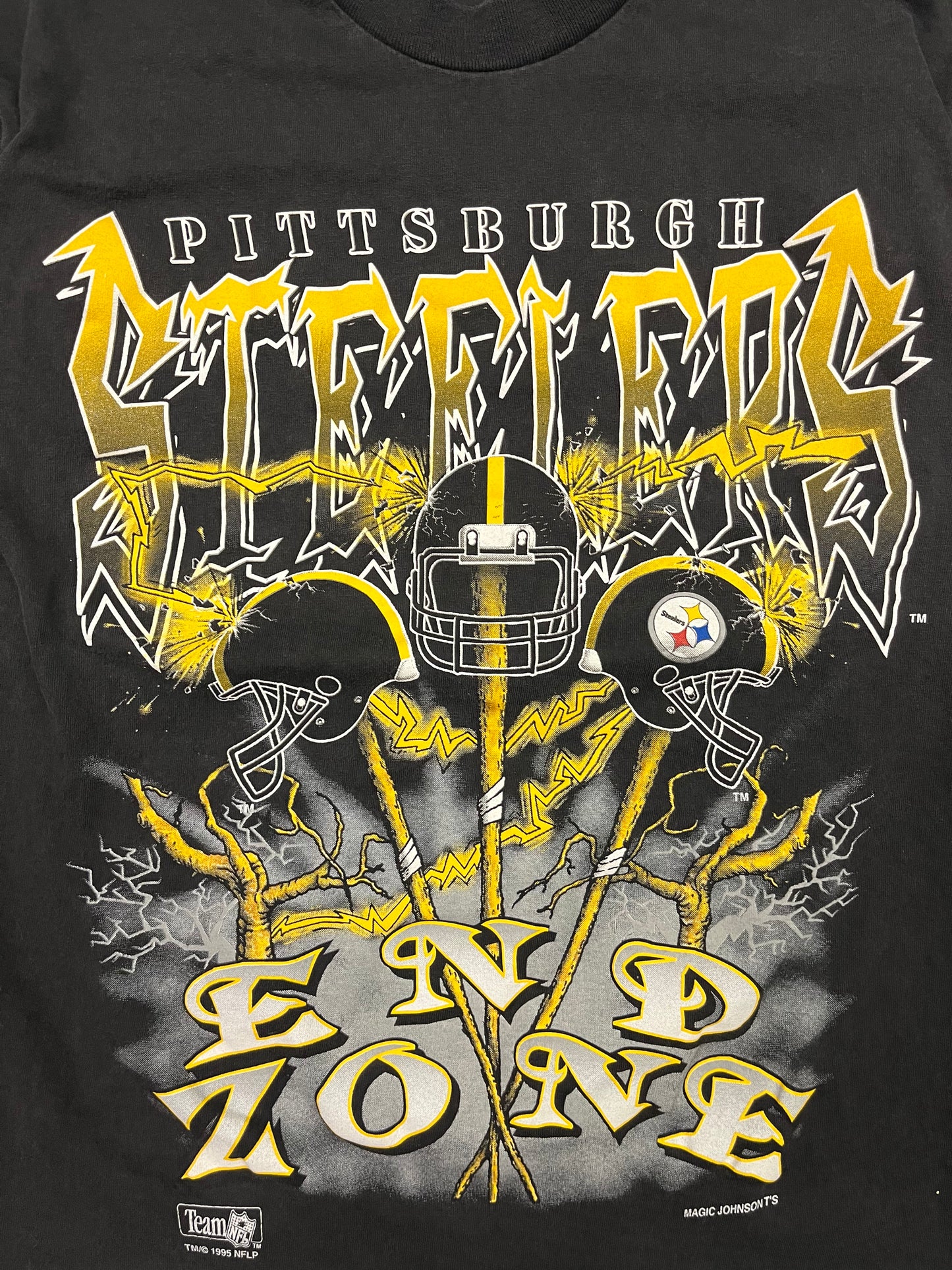 Vintage Pittsburgh Steelers End Zone T-Shirt Size Medium