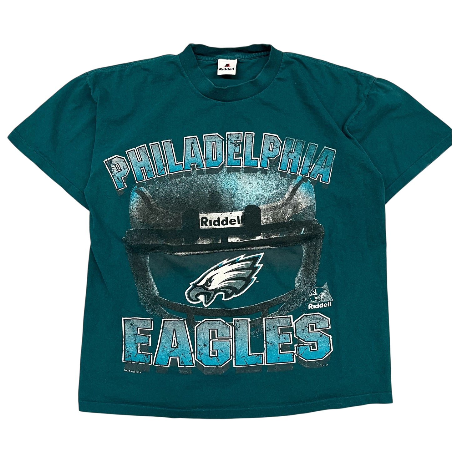Vintage Philadelphia Eagles Helmet T-Shirt Size Large