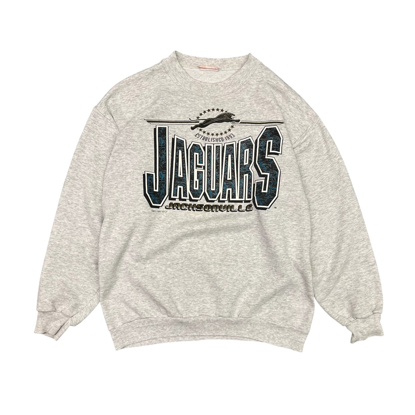 Vintage "Banned Logo" Jacksonville Jaguars Sweatshirt Size Medium