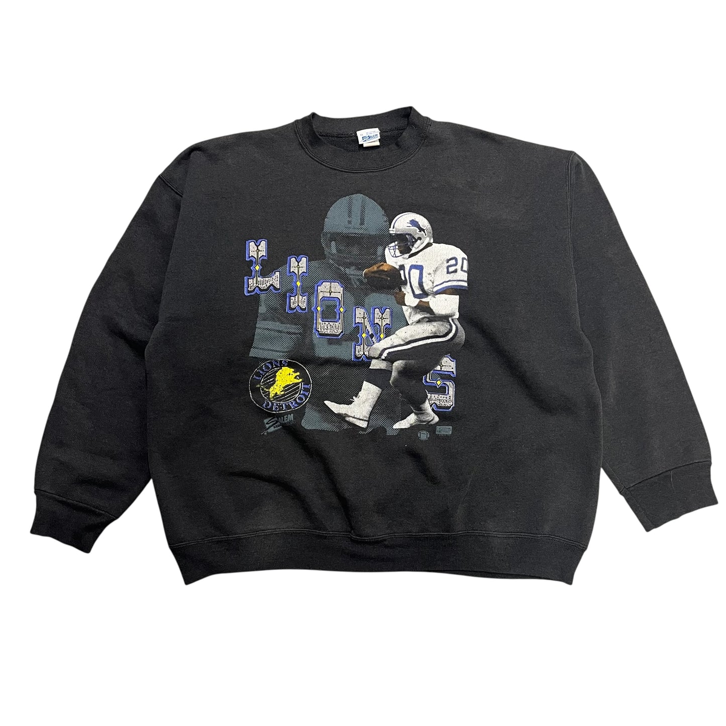 Vintage Detroit Lions Barry Sanders Sweatshirt Size Large