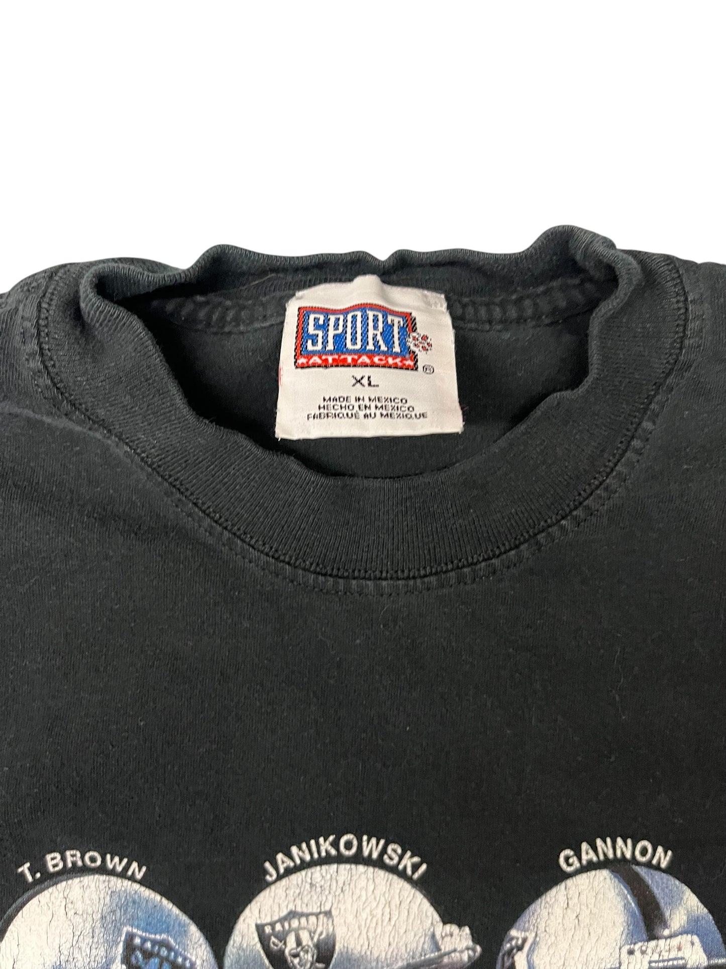 Vintage Oakland Raiders Players T-Shirt XL