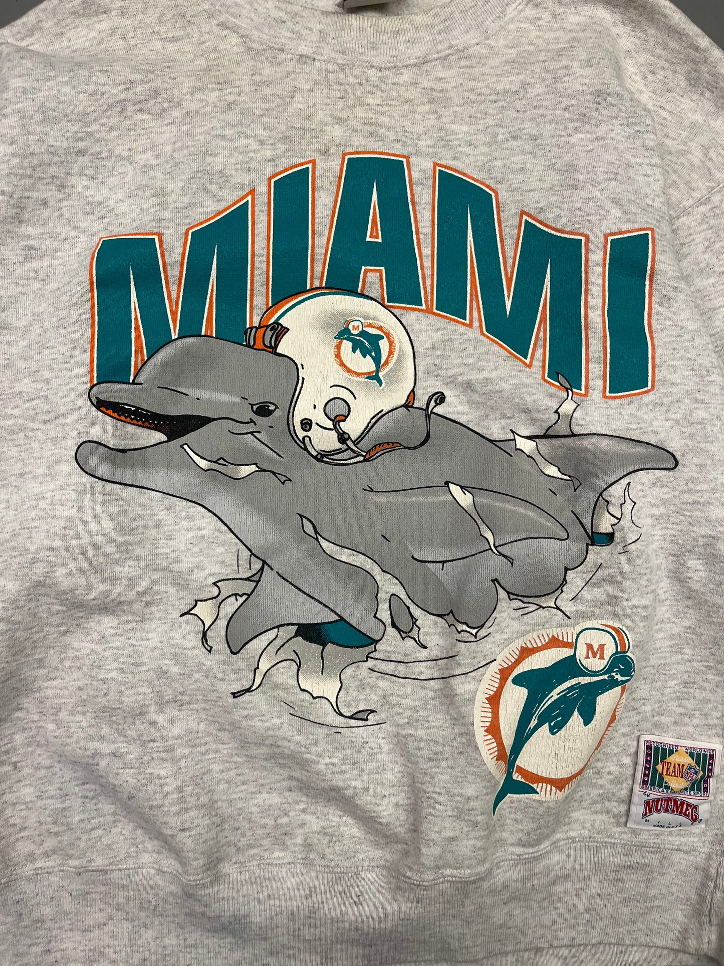 Vintage Miami Dolphins "BreakThrough" Sweatshirt Size XL
