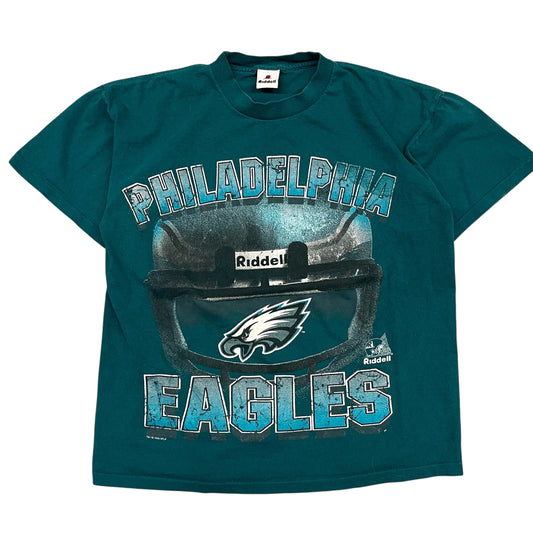 Vintage Philadelphia Eagles Helmet T-Shirt Size Large