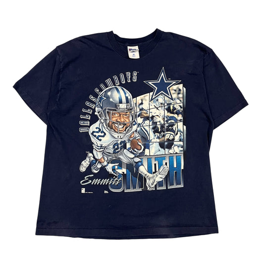 Vintage Emmitt Smith Dallas Cowboys "Caricature" T-Shirt Size XXL