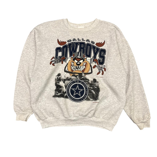 Vintage Taz Dallas Cowboys Sweatshirt Size XL