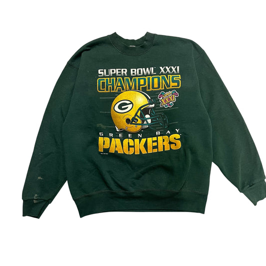 Vintage Green Bay Packers Super Bowl Sweatshirt Size XL