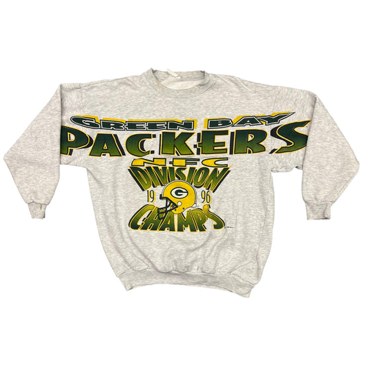 Vintage Green Bay Packers Chest Logo Sweatshirt Size Large